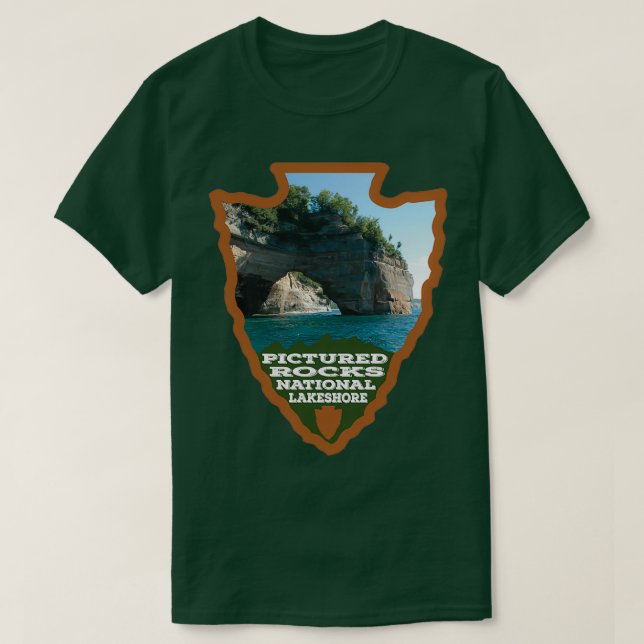 T-shirt Arrowhead de Lakeshore National de Rocks (Design devant)
