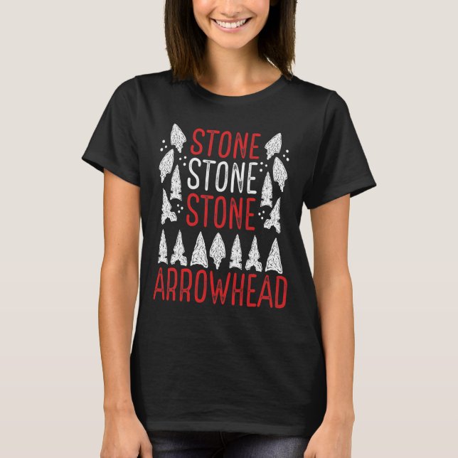 T-shirt Arrowhead Hunter Alabama Artifact Collector (Devant)