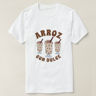 T-shirt Arroz con Dulce Pudding Portoricain de riz à la no