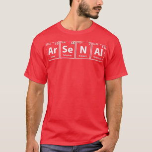 T-shirt Arsenal ArSeNAl Éléments périodiques Orthographe