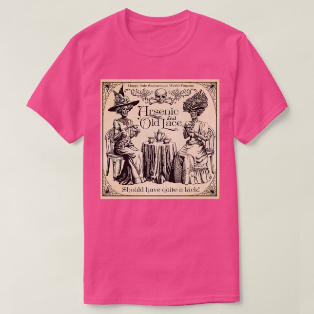 T-shirt Arsenic et Ancienne dentelle (Design devant)