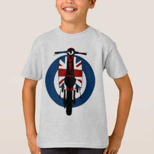T-shirt Art 2 de scooter d'années '60 de cric des