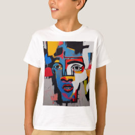 T-shirt art abstrait