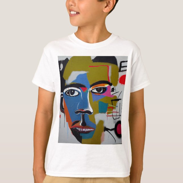 T-shirt art abstrait (Devant)