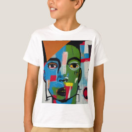T-shirt art abstrait