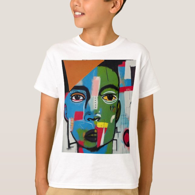 T-shirt art abstrait (Devant)