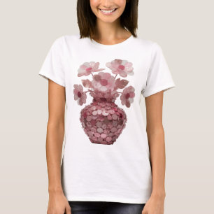 T-shirt Art abstrait argenté DESIGN Moderne