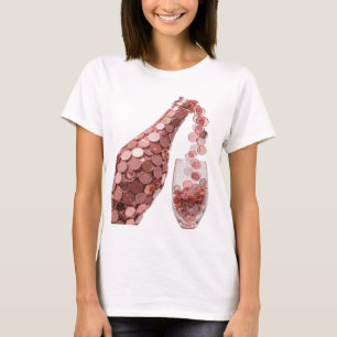 T-shirt ART ABSTRAIT Argenté Design Moderne Accrocheur