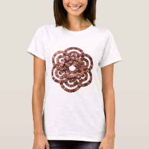T-shirt Art abstrait argenté DESIGN MODERNE ludique