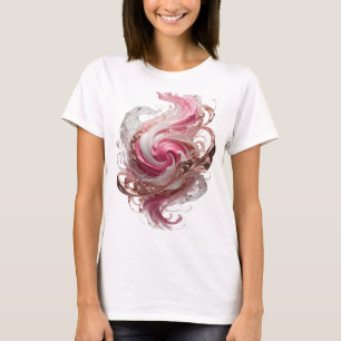 T-shirt Art abstrait argenté Snappy ABSTRACT ART v2