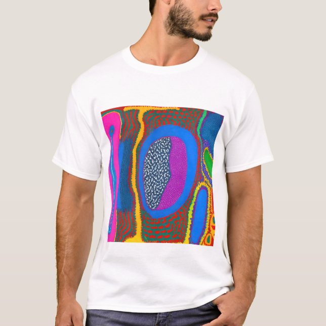 T-shirt Art Abstrait autochtone Vol 07 (Devant)