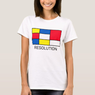 T-shirt Art abstrait de style Mondrian