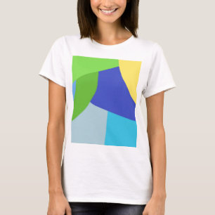 T-shirt art abstrait moderne et coloré