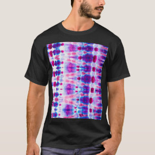 T-shirt Art Abstrait rouge vif jaune