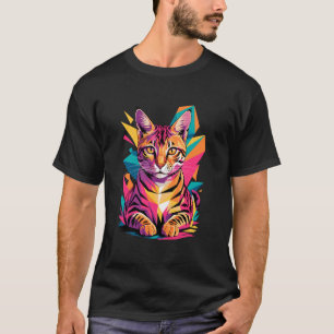 T-shirt Art abstrait Savannah Cat Savannah Cats