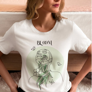 T-shirt Art Abstrait, Tons Terre