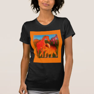 T-shirt Art animal africain