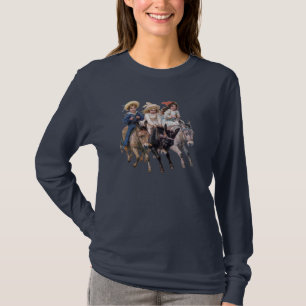 T-shirt Art antique de chevaux et de poneys pour enfants