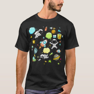 T-shirt Art astronaute
