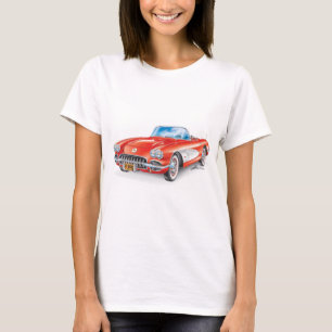 T-SHIRT ART AUTOMOBILE DE VETTE ÉLÉGANT
