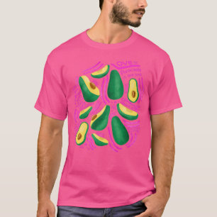 T-shirt Art avocat dessiné à la main pour les amateurs d'a