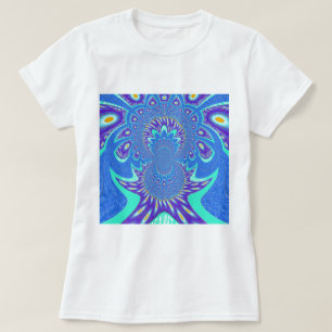 T-shirt Art bleu moderne