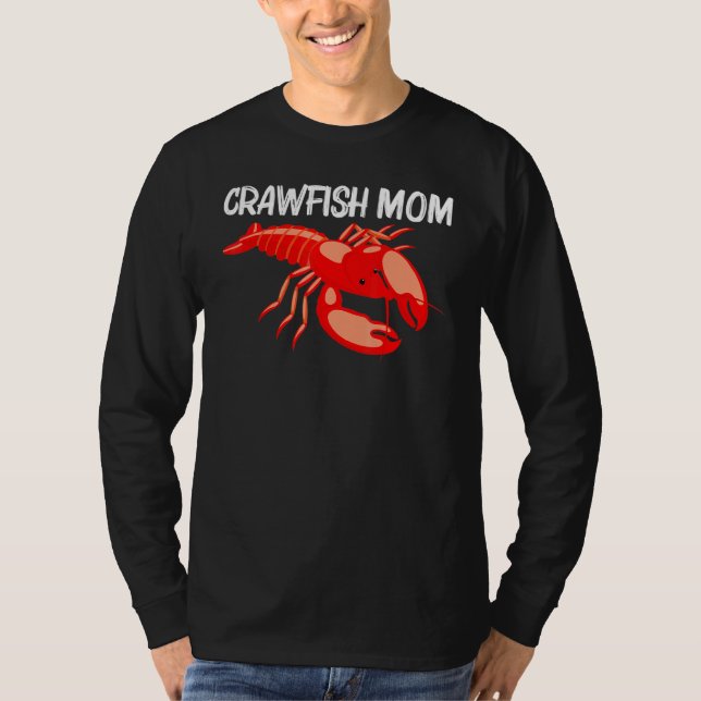 T-shirt Art cool Crawfish Pour Maman Mère Lobster Crawdad  (Devant)