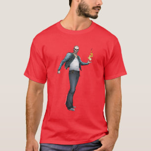 T-shirt Art de bande dessinée d'EL Diablo du peloton   de