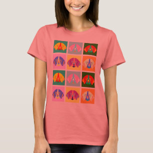 T-shirt Art de bruit de beagle