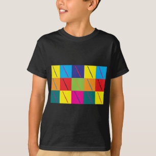 T-shirt Art de bruit de cannelure