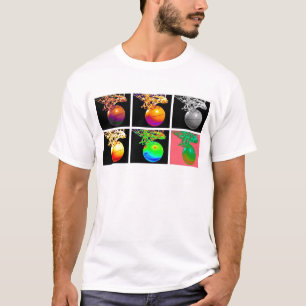 T-shirt Art de bruit de cercles de basket-ball de B-Ball