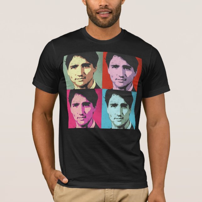 T-shirt Art de bruit de Justin Trudeau (Devant)