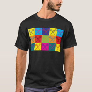 T-shirt Art de bruit de lacrosse