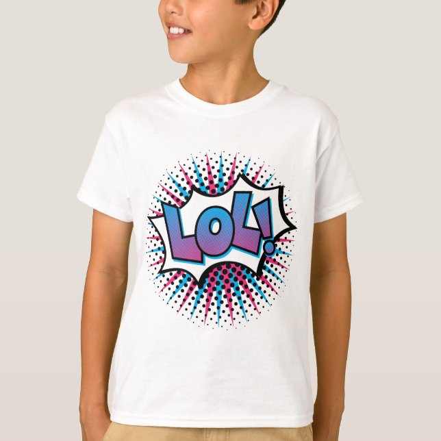 T-shirt Art de bruit de LOL (Devant)