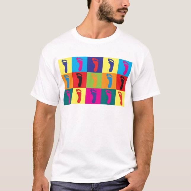 T-shirt Art de bruit de pédicurie (Devant)