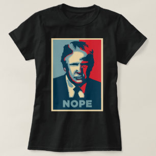 T-shirt Art de bruit drôle de Donald Trump NOPE