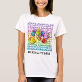 T-shirt Art de bruit mignon en caoutchouc du Lt.Tees des