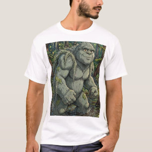 T-shirt Art de carte à collectionner du monstre du marais