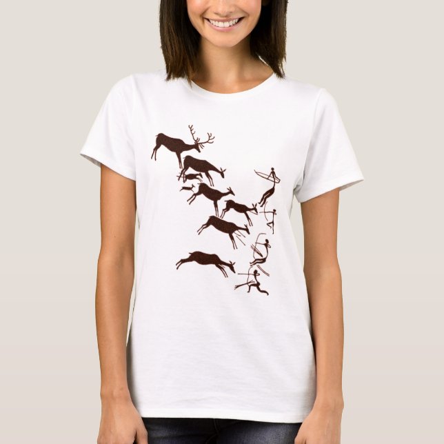 T-shirt Art de caverne de Lascaux (Devant)