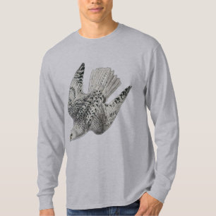 T-shirt Art de cru de plongée de faucon de Gyrfalcon