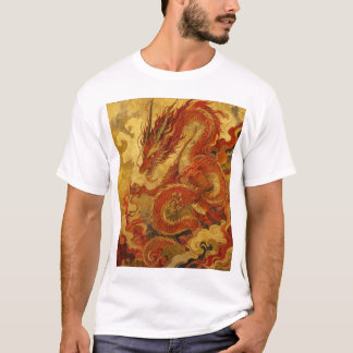 T-shirt Art de dragon