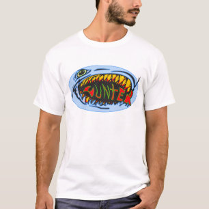 T-shirt Art de graffiti de chasseur de requin