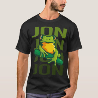 T-shirt Art de grenouille - Jon Nom