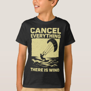 T-shirt Art de kitesurf cool pour hommes femmes kite surfi
