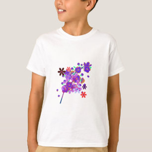 T-shirt Art de la fleur et de la feuille - Jardin botaniqu