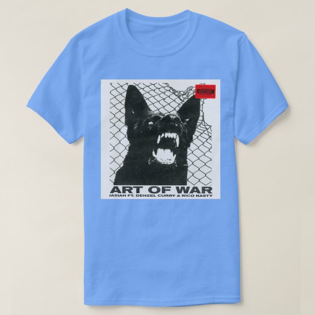 T-shirt Art De La Guerre Jasiah (Design devant)
