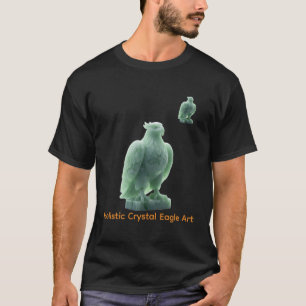 T-shirt Art de l'aigle de cristal holistique