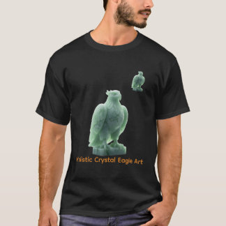 T-shirt Art de l'aigle de cristal holistique
