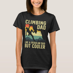 T-shirt Art de l'escalade cool pour homme Papa grimpeur de