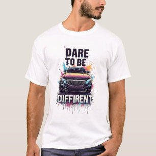 T-shirt Art de motivation puissante graffiti voiture de lu